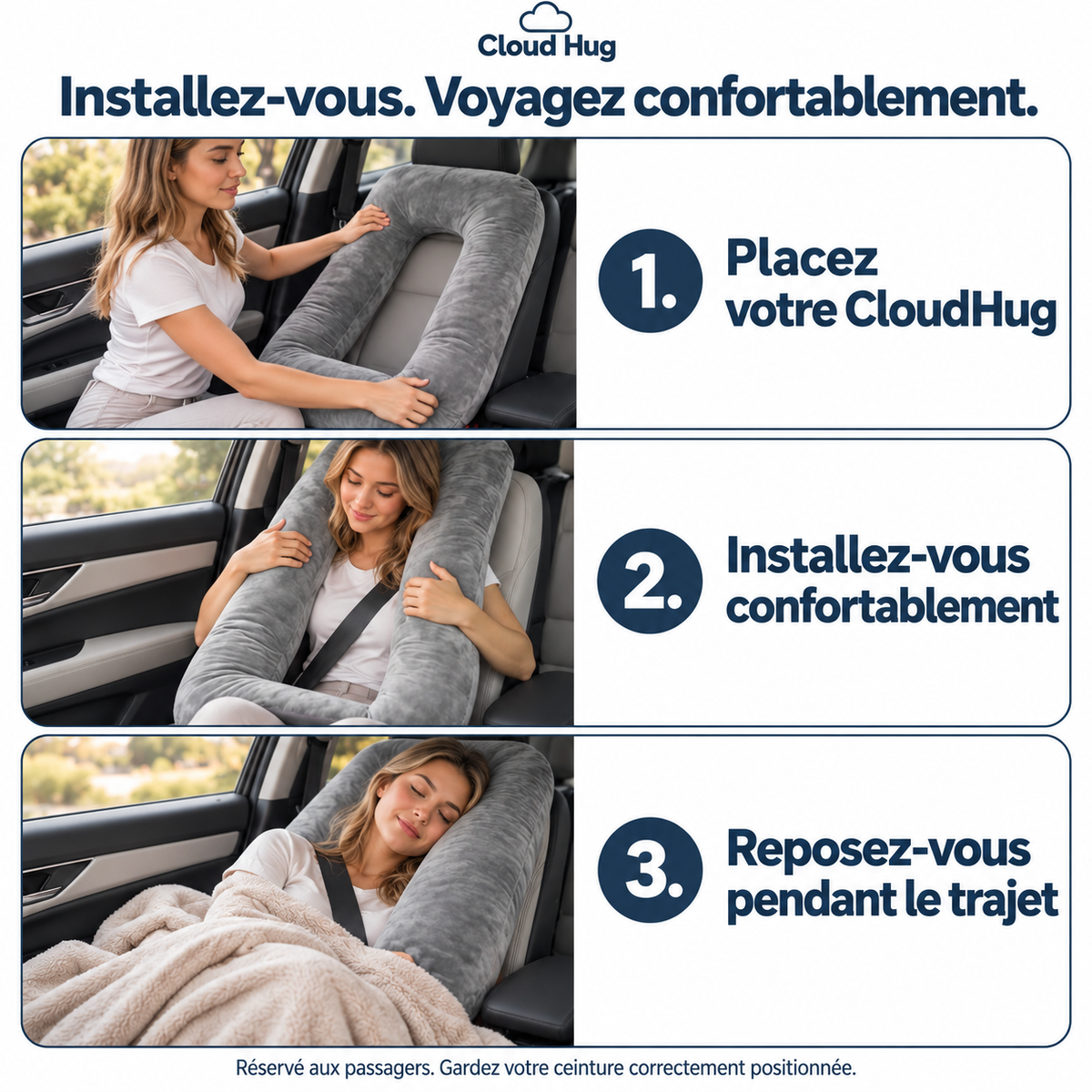 CloudHug™ Coussin de Voyage